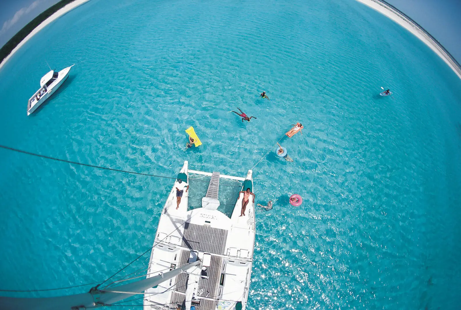 Catamaran in Turks and Caicos
