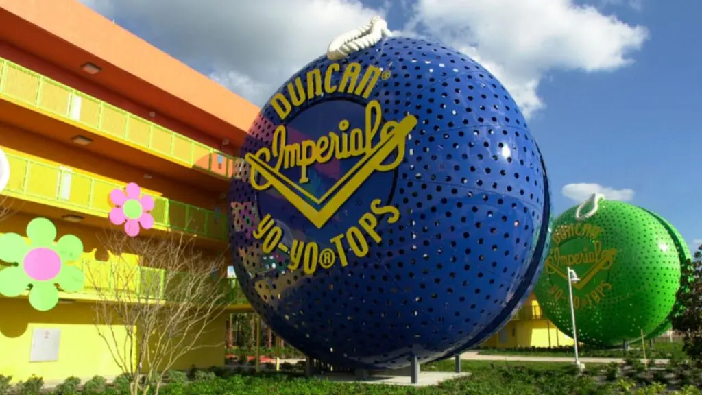 Disney's Pop Century Resort is a value-category hotel at Walt Disney World that features larger-than-life tributes to the decades of the 1950s to 1990s. (Photo: Disney)