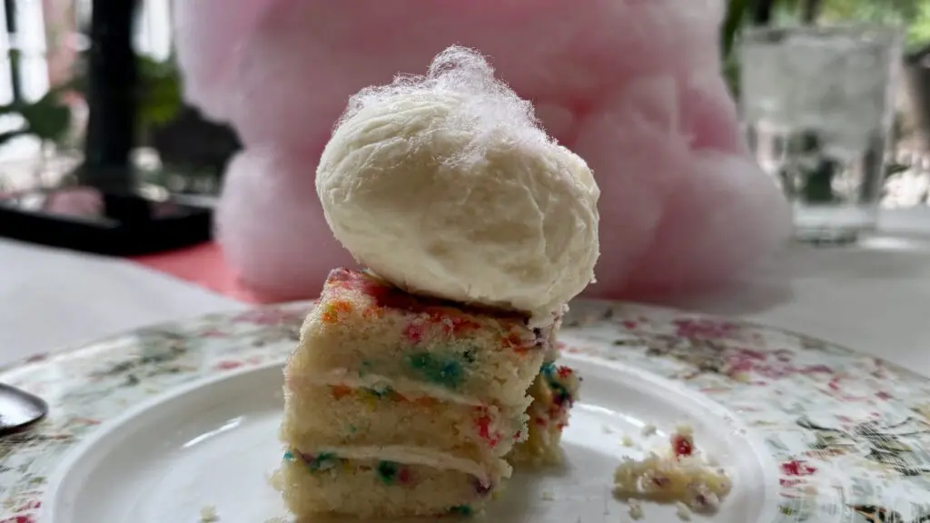 Brennan's New Orleans restaurant birthday celebration cake