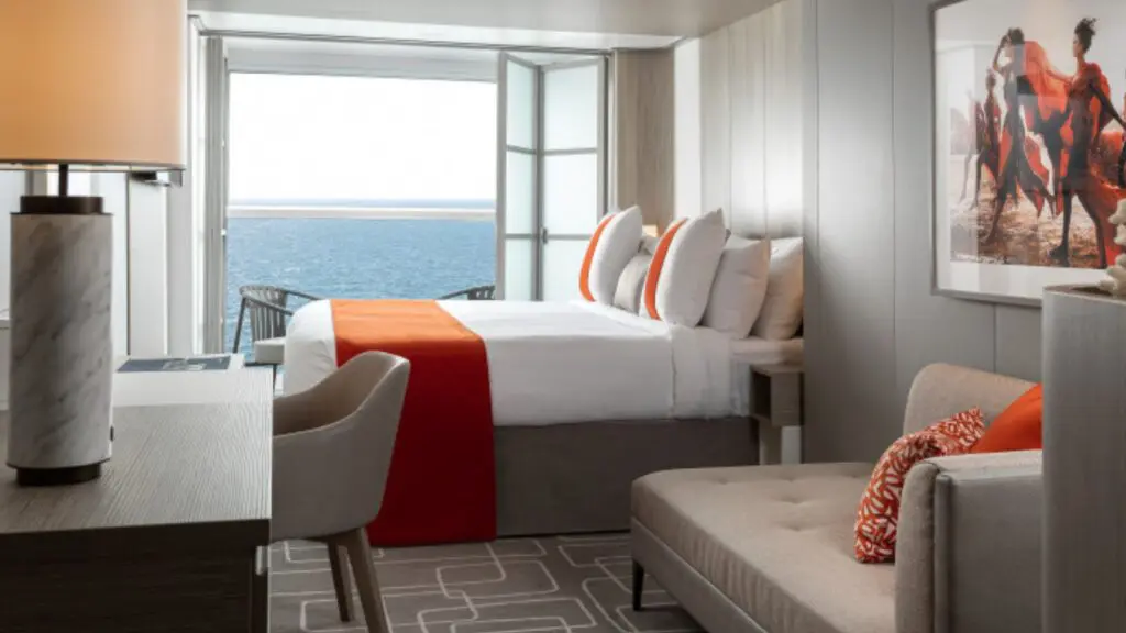 example of an infinite verandah suite on Celebrity Edge