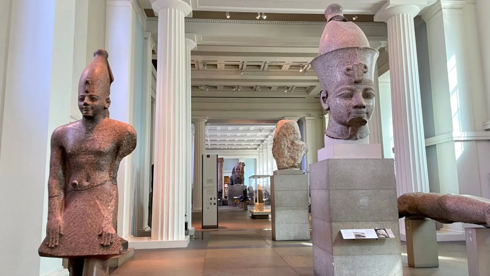 Empty Egypt gallery as seen on a British Museum out of hours tour