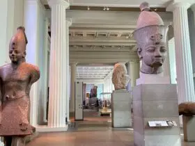 Empty Egypt gallery as seen on a British Museum out of hours tour