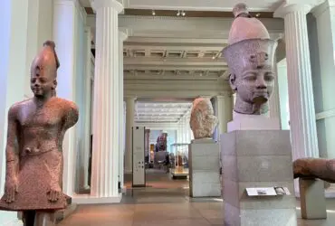 Empty Egypt gallery as seen on a British Museum out of hours tour