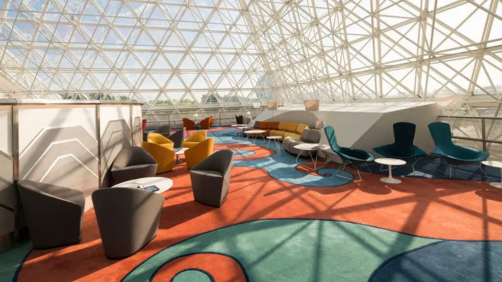 Epcot DVC imagination lounge view