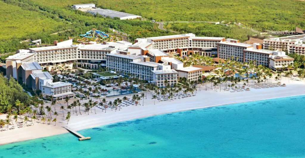 An aerial view of Hyatt Ziva Cana Cana and Hyatt Zilara Cap Cana