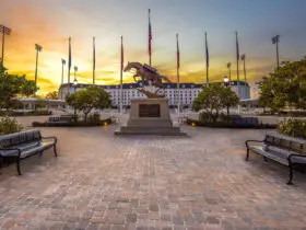 Horse statue at The Equestrian Hotel in Ocala, Florida (Photo: The Equestrian)