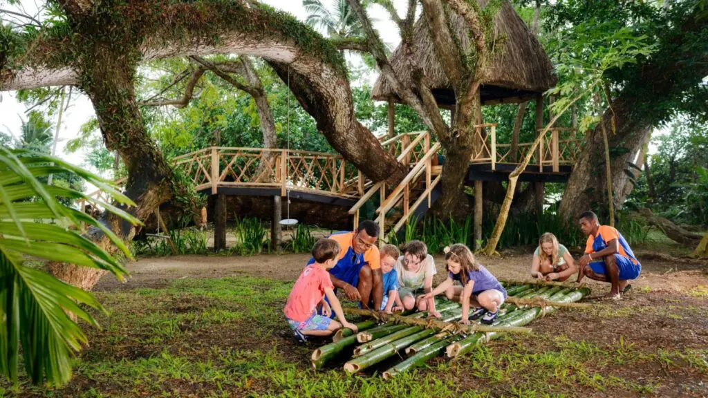 Bula Club treehouse at Jean Michel Cousteau Resort
