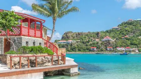 A villa by the water at Eden Rock in St. Barth