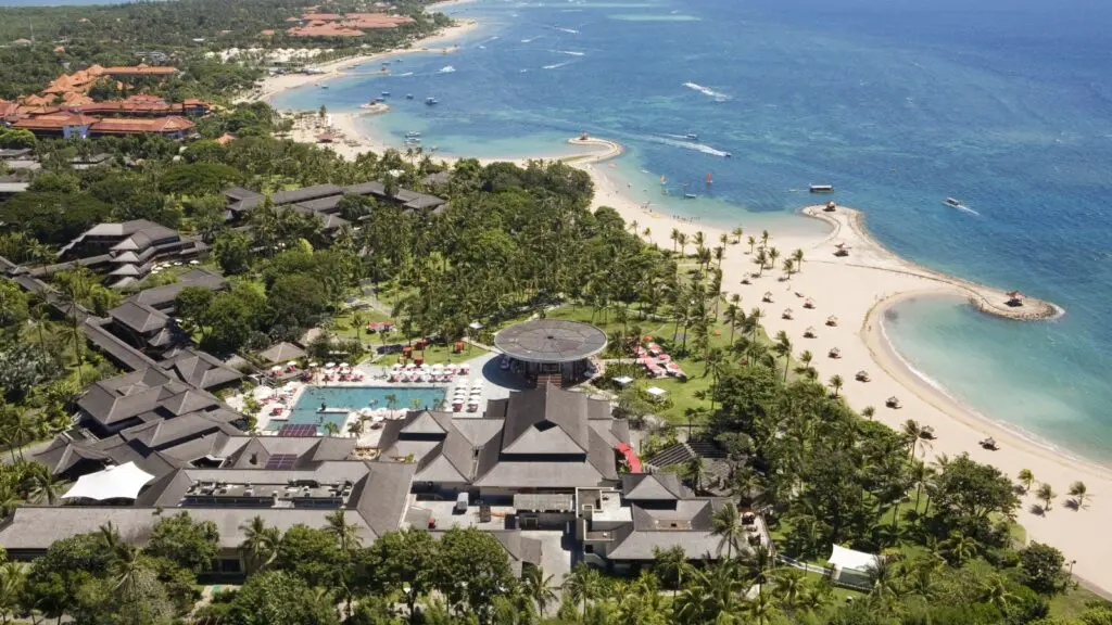 An aerial view of Club Med Bali
