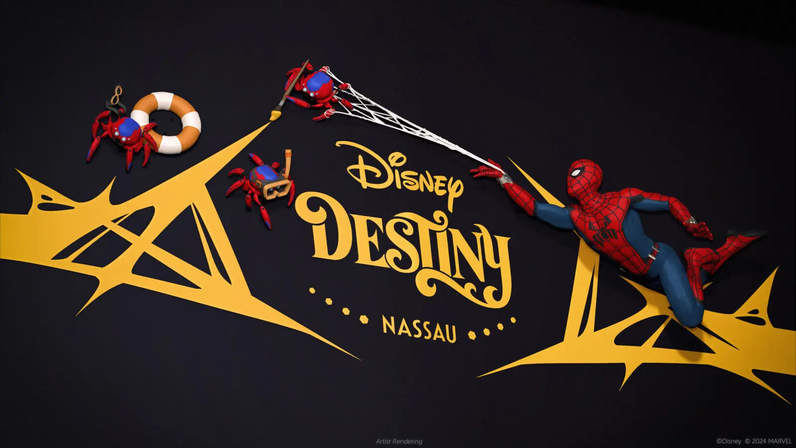 Disney Destiny stern character artist rendering