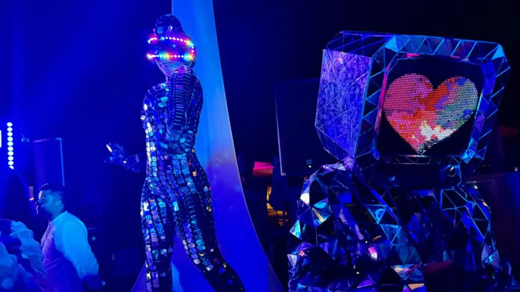 dance robots at Club Med Cancun