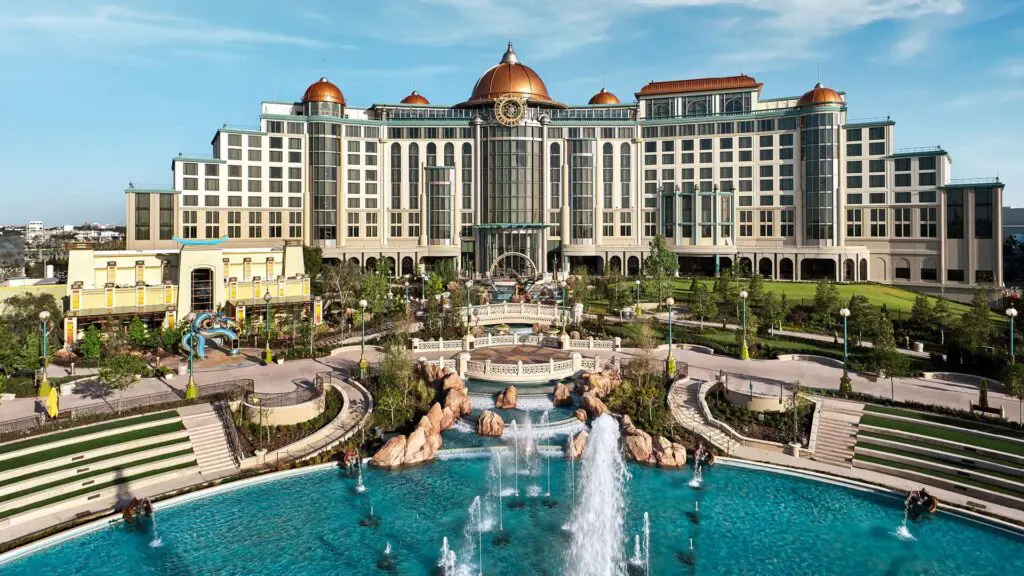 Universal Helios Grand Hotel from Epic Universe