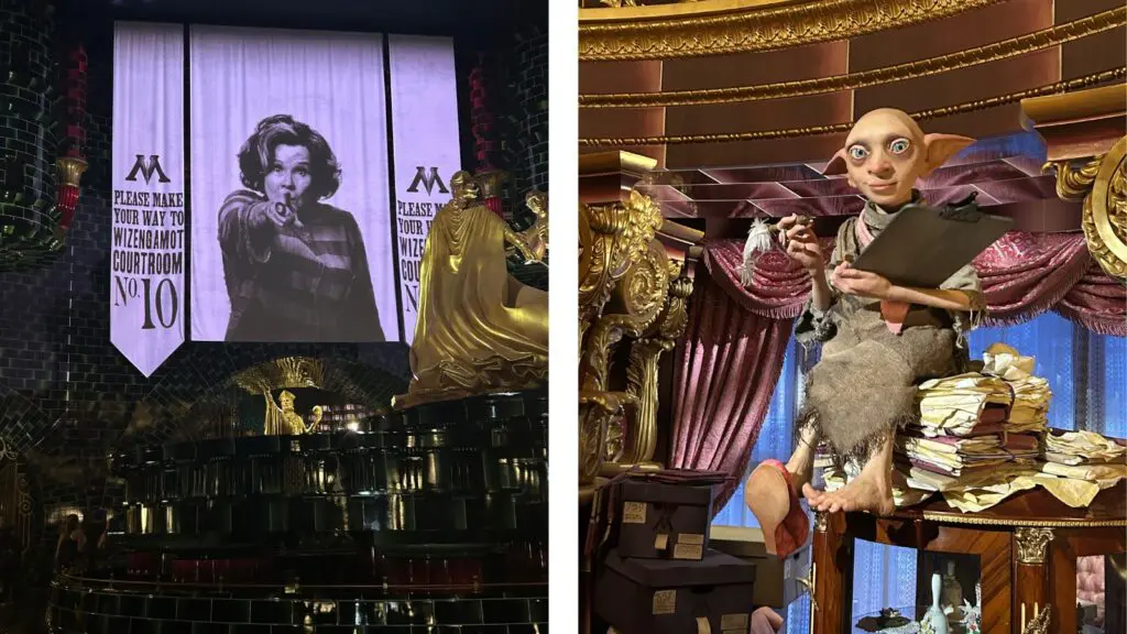 Physical sets, animatronics, and projection mapping bring the Battle at the Ministry to Life (Photos: Josh Roberts)