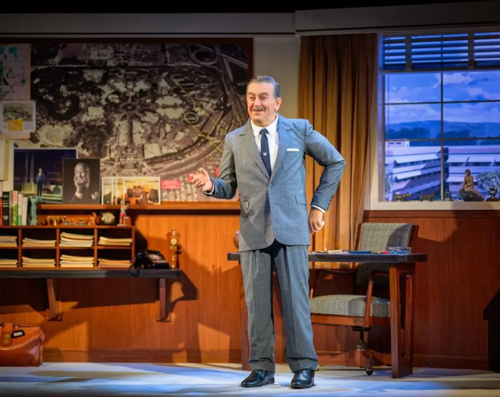 Walt Disney Audio-Animatronic in "Walt Disney -- A Magical Life" at Disneyland