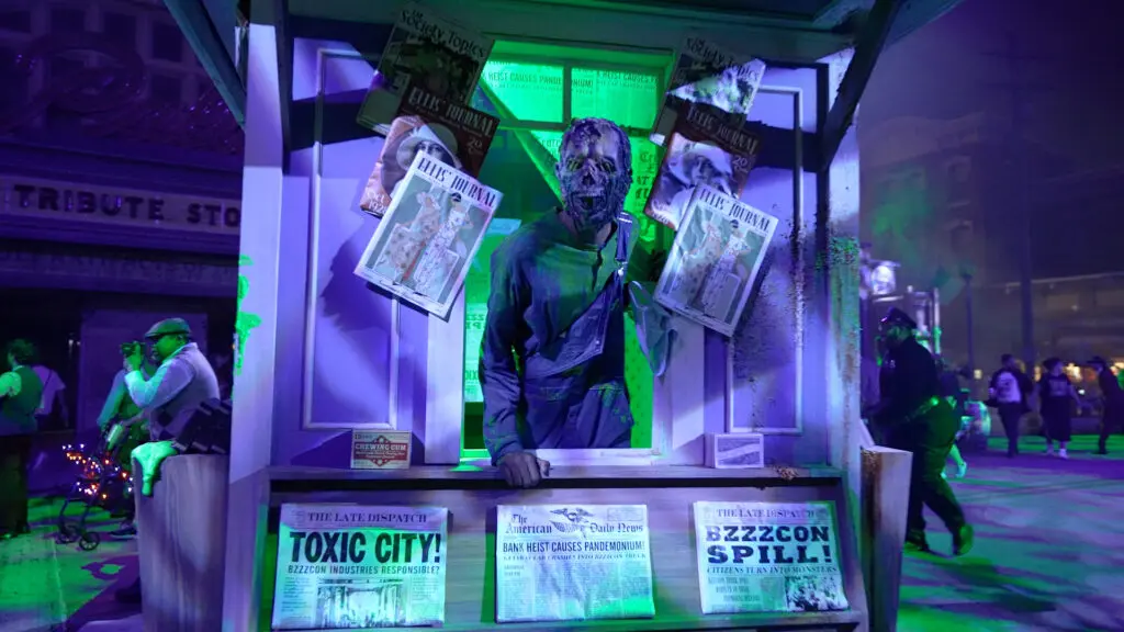 Scare zone at Universal Orlando's Halloween Horror Nights