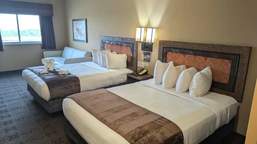 room at Kalahari Resorts in the Poconos