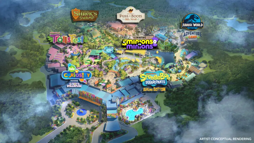 Artist rendering of Universal Kids Resort