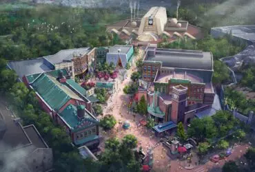 Concept art of Monsters Inc.-themed land coming to Hollywood Studios