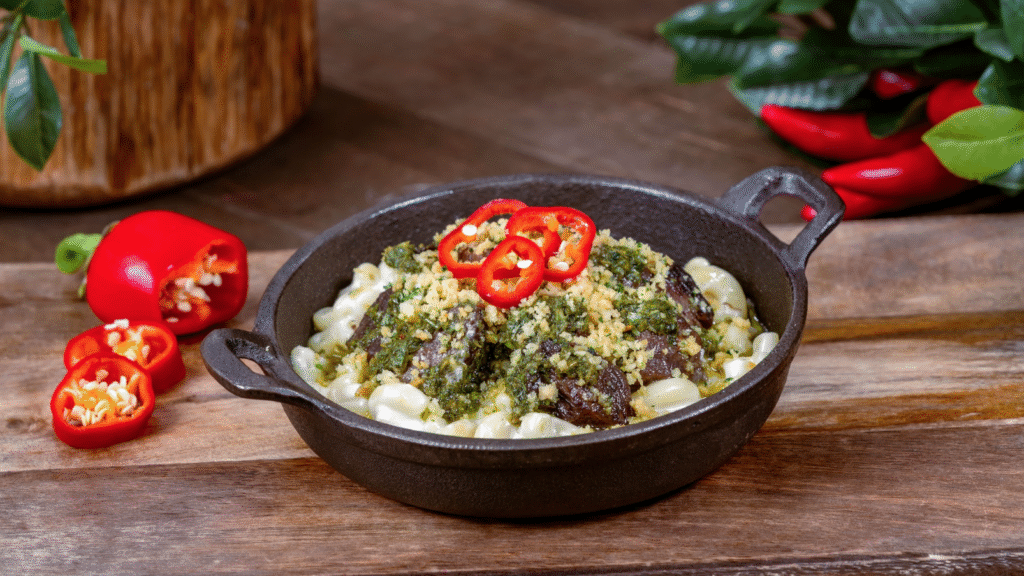 Sirloin Gruyère Mac & Cheese from the 2026 Disney California Adventure Food & Wine Festival