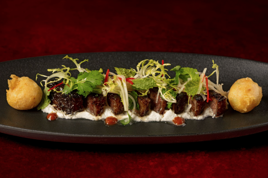 Laughing Tiger Salad served at Napa Rose in Disneyland Resort