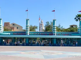Main entrance to Disney California Adventure