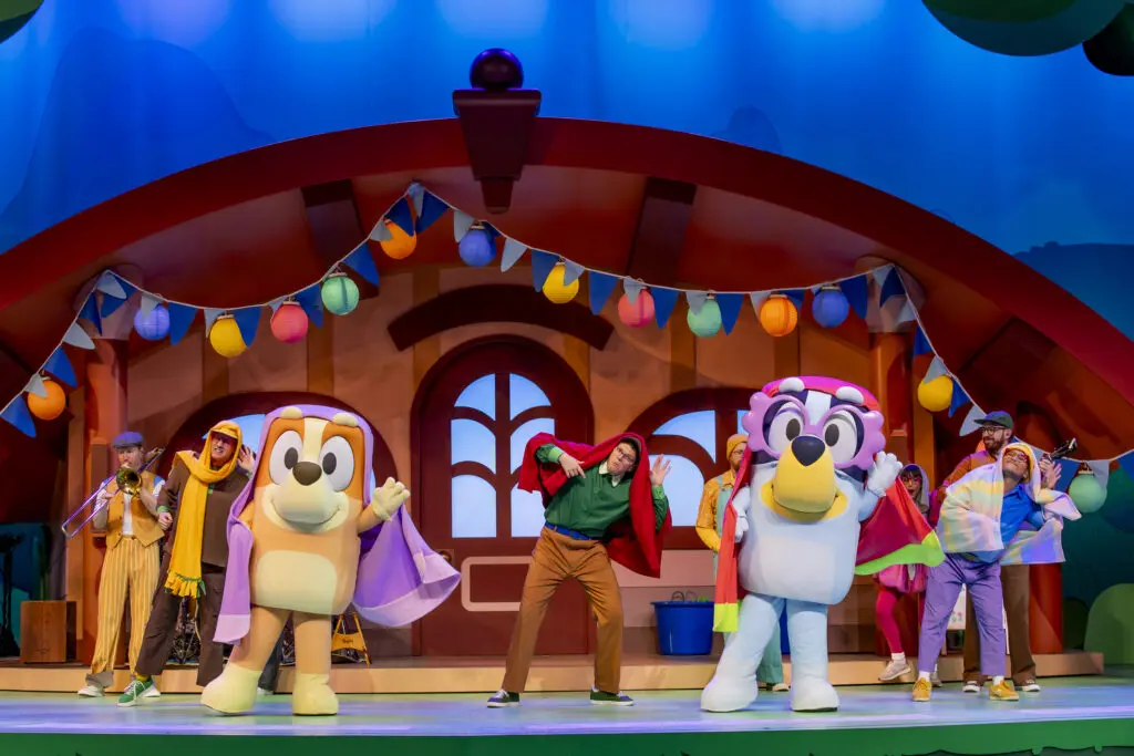 Bluey's Best Day Ever stage show at Disneyland Park