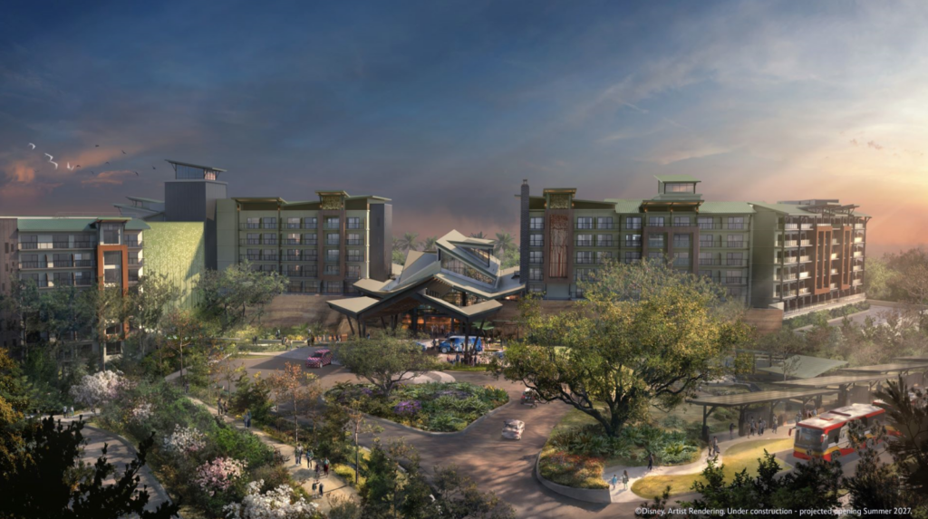 Artist rendering of Disney Lakeshore Lodge