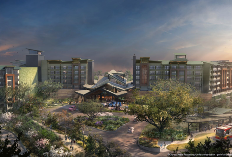Artist rendering of Disney Lakeshore Lodge