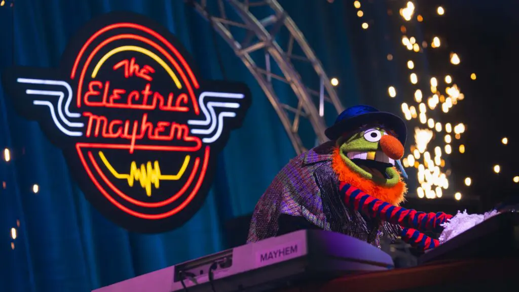 The Electric Mayhem as seen on Rock 'n' Roller Coaster Starring The Muppets