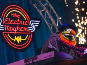 The Electric Mayhem as seen on Rock 'n' Roller Coaster Starring The Muppets