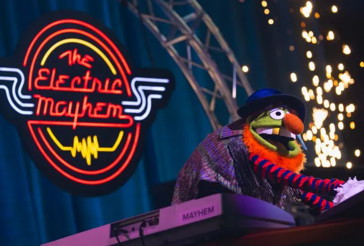 The Electric Mayhem as seen on Rock 'n' Roller Coaster Starring The Muppets