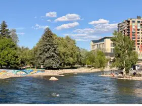 Reno riverfront park