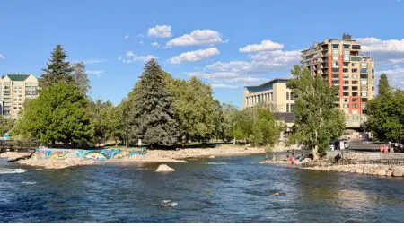 Reno riverfront park