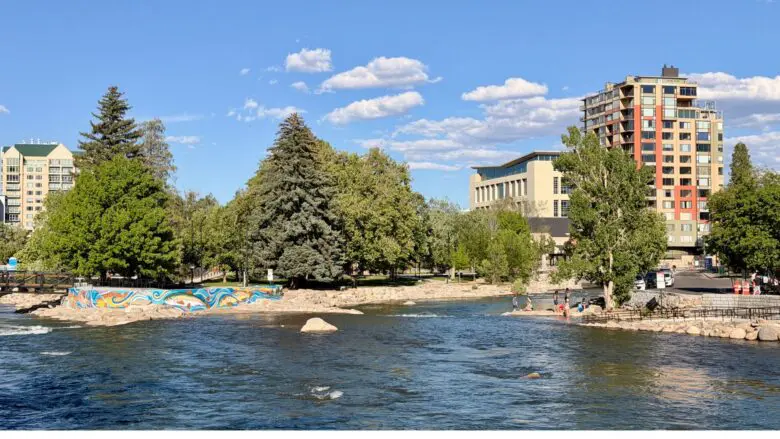 Reno riverfront park