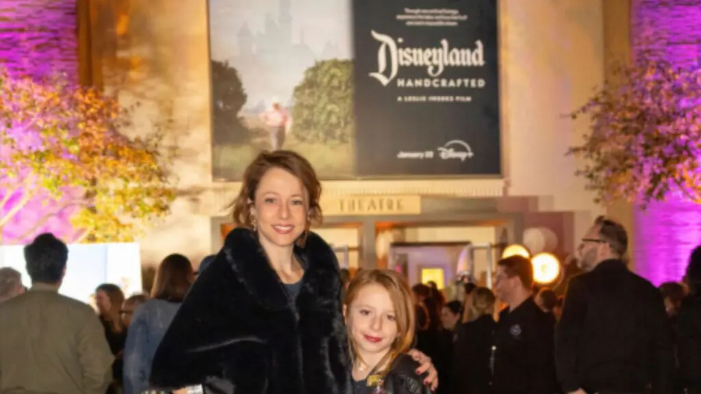 Avital Andrews and daughter Hanna at Disneyland Handcrafted documentary premiere