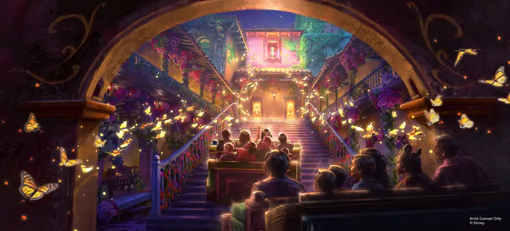 Concept art for Antonio's Fiesta de Encanto at Animal Kingdom