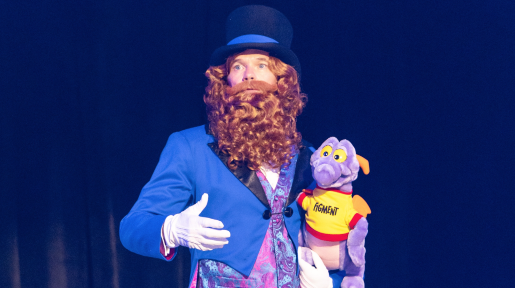 Neil Patrick Harris appears as Dreamfinder at the D23 Experiences Showcase