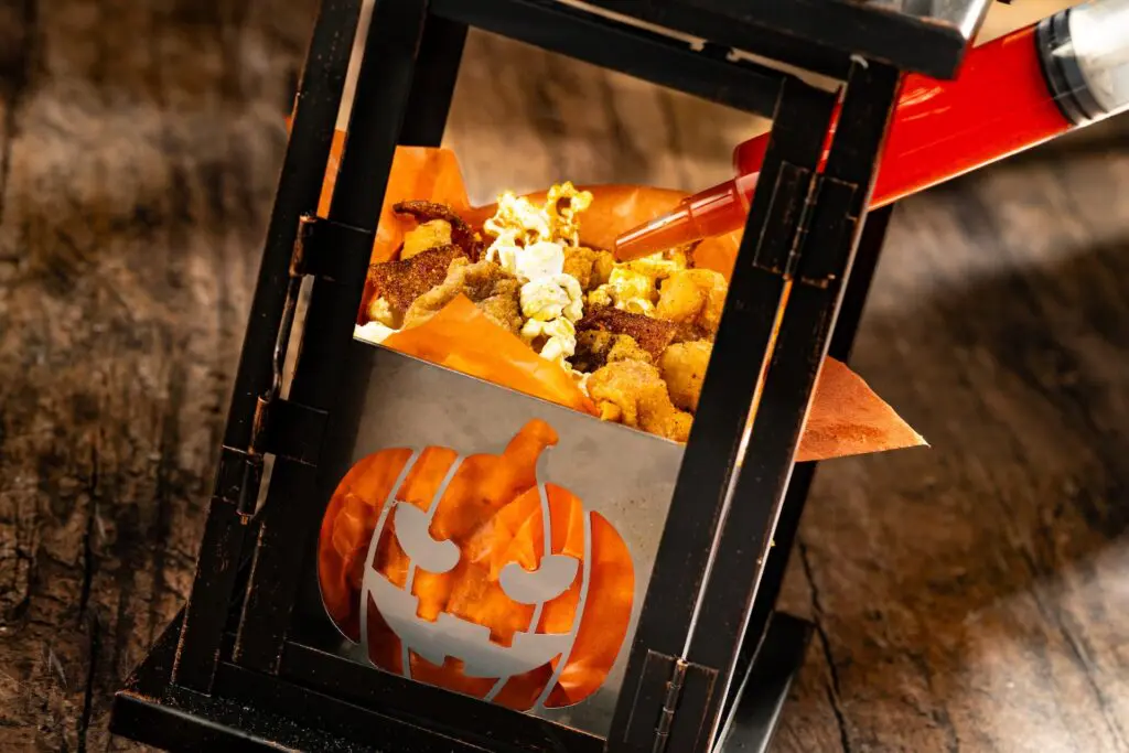Midnight Mayhem Popcorn Chicken at Jock Lindsey's Halloween Hangar Bar at Disney Springs