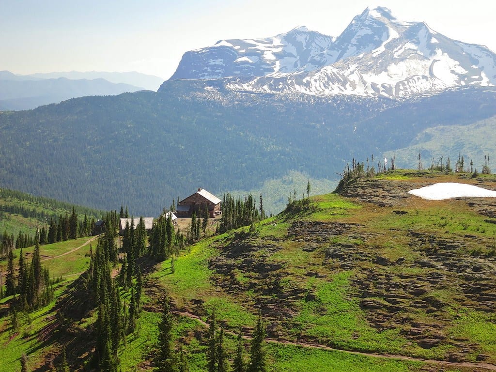 Granite Park Chalet in Glacier National Park, Montana (Photo: Jeff Compton, Glacier Guides)