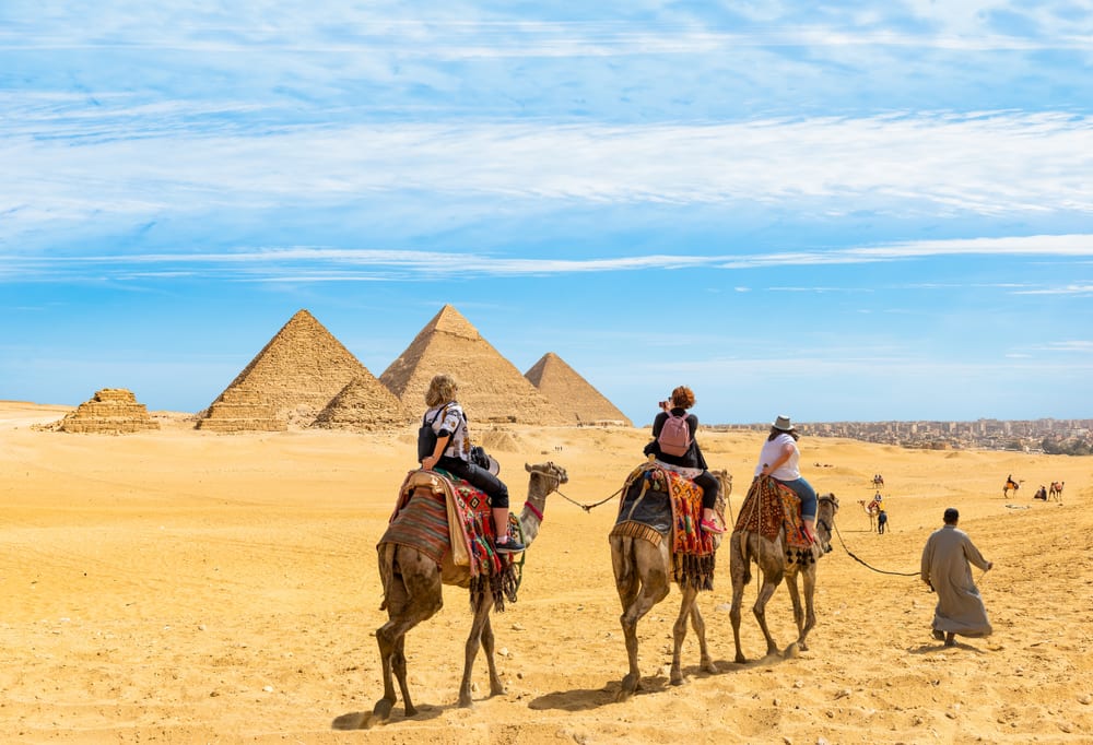 Egypt pyramids and camels (Photo: Shutterstock)