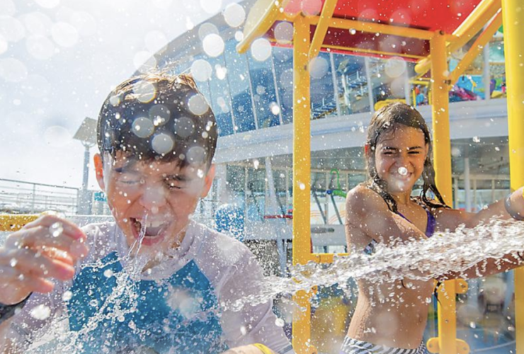Splashaway Bay is one of the best cruise ship water parks for kids (Photo: Royal Caribbean Cruise Line)