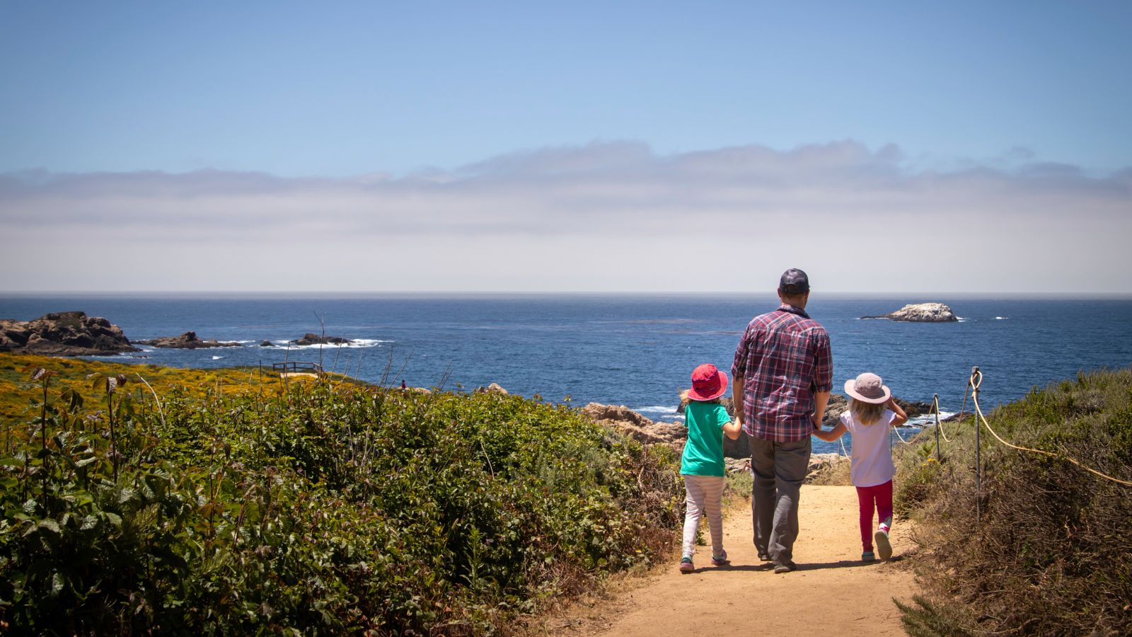 Walking among the wildflowers at Garrapata State Park in Monterey, California (Photo: Shutterstock)