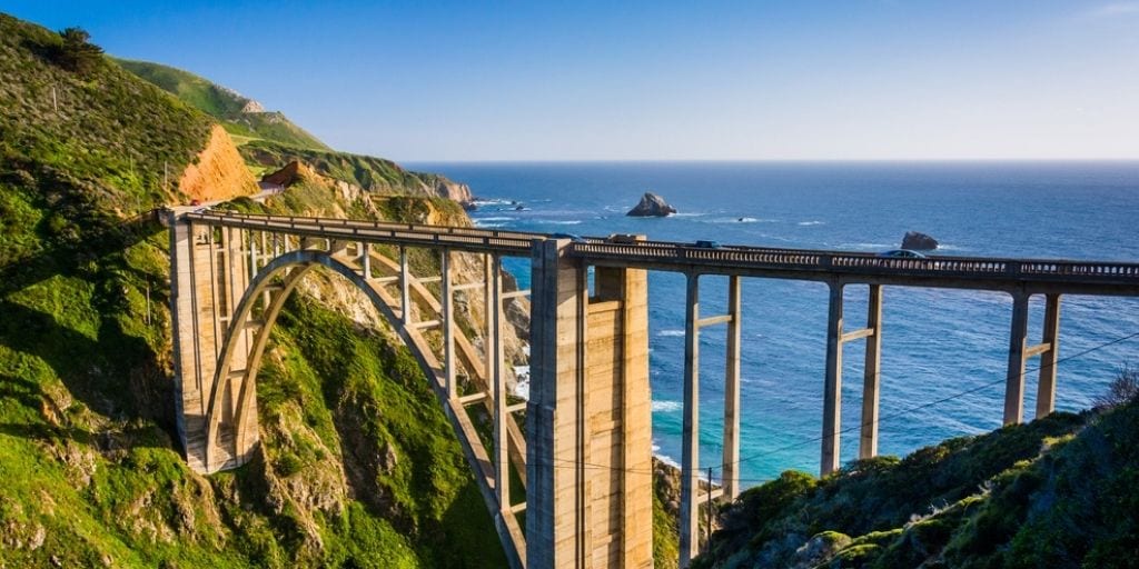 The Pacific Coast Highway runs along the coast for more than 650 miles (Photo: Shutterstock)