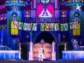 Frozen Holiday Surprise debuts at Magic Kingdom this Christmas season (Photo: Mariah Wild)