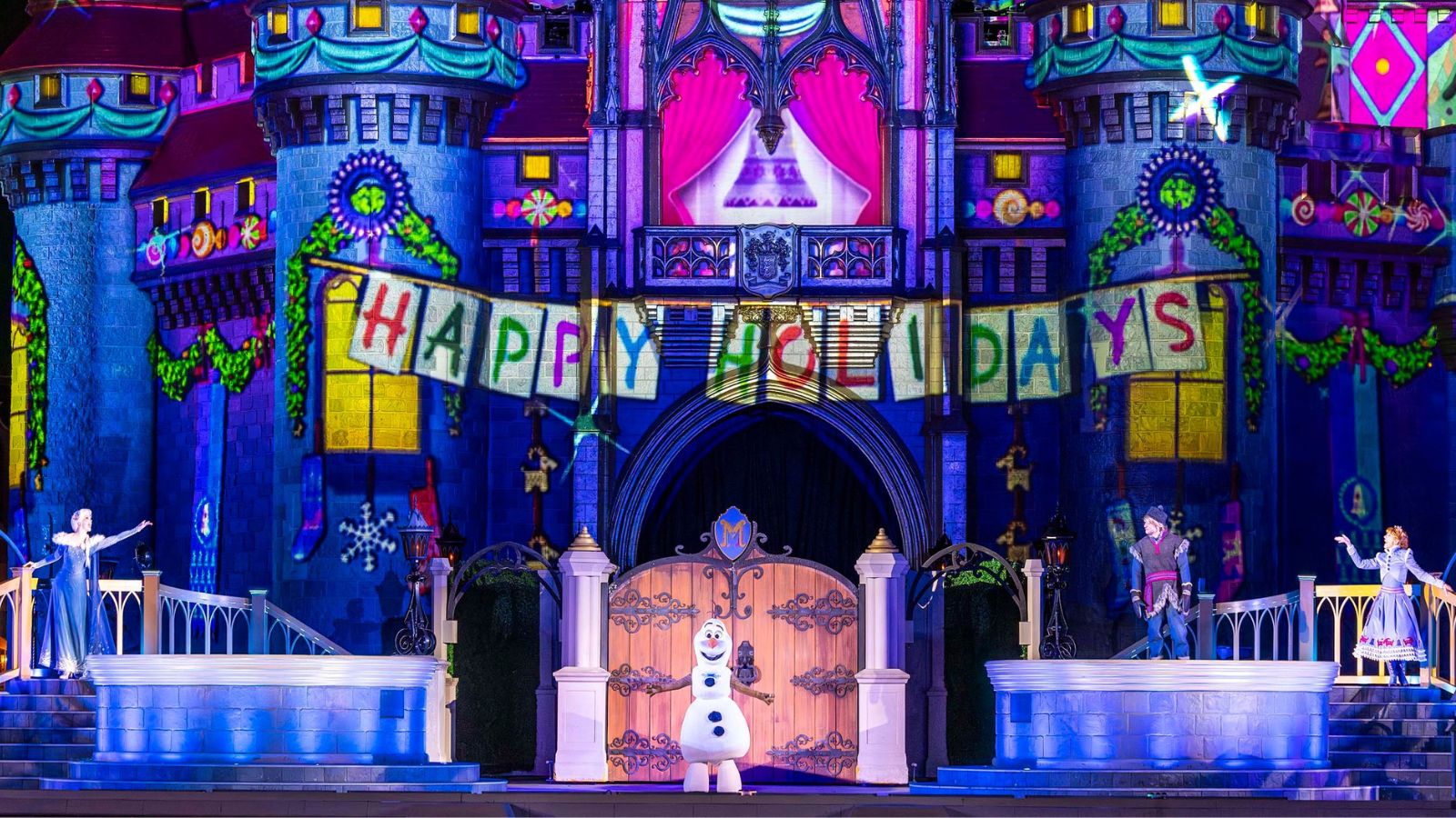 Frozen Holiday Surprise debuts at Magic Kingdom this Christmas season (Photo: Mariah Wild)