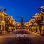 Disney Christmas: Walt Disney World Magic Kingdom holiday decorations