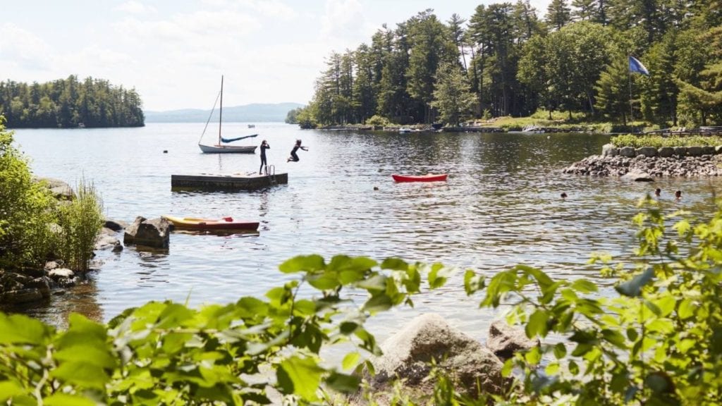 Fun activities at Migis Lodge on Sebago Lake in South Casco, Maine (Photo: Migis Lodge)