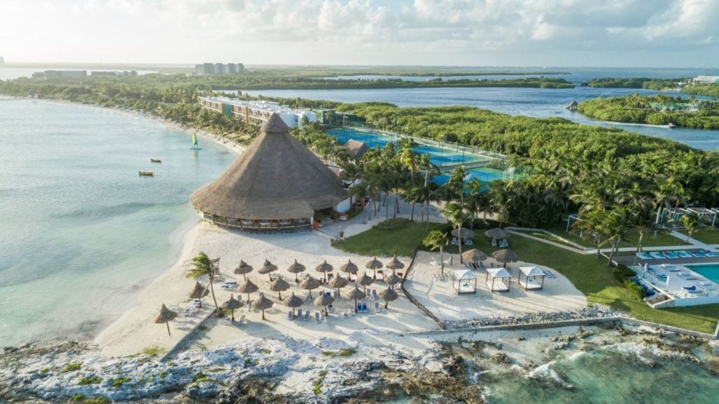 Vista aèria del Club Med Cancún (Foto: Club Med)