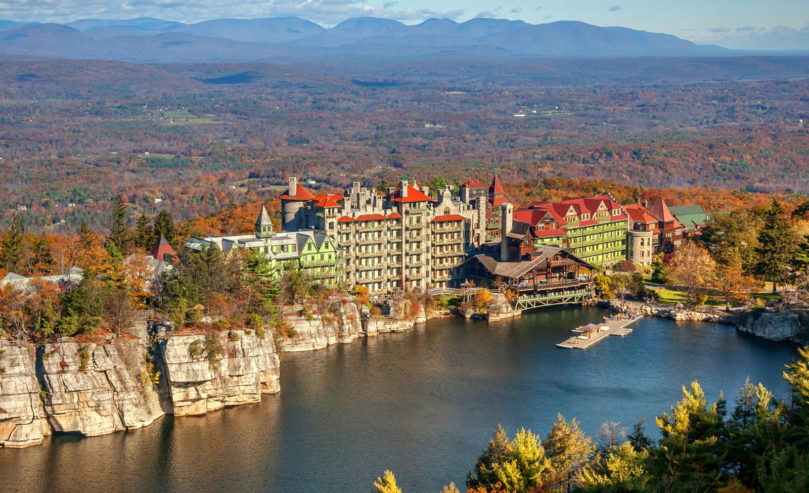Mohonk Mountain House in the Hudson River Valley of New York (Photo: Mohonk Mountain House)