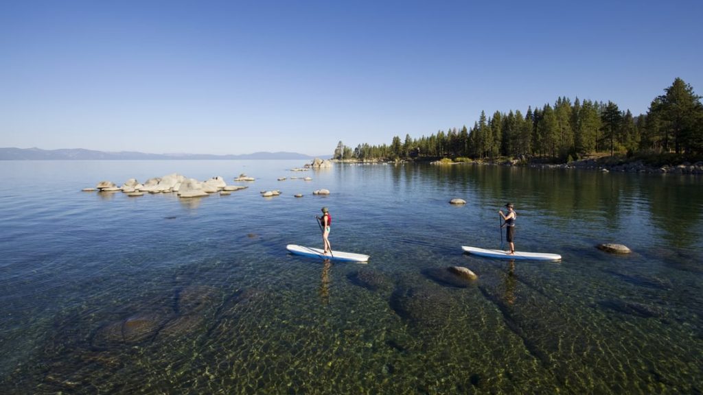 stand up paddleboarding: things to do in South Lake Tahoe